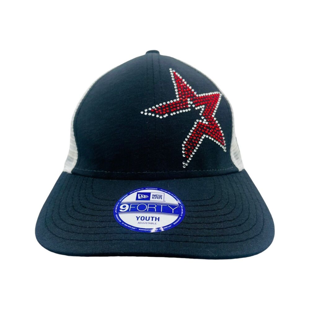 New Era Jr Jersey Shimmer Houston Astros Youth Cap Hat